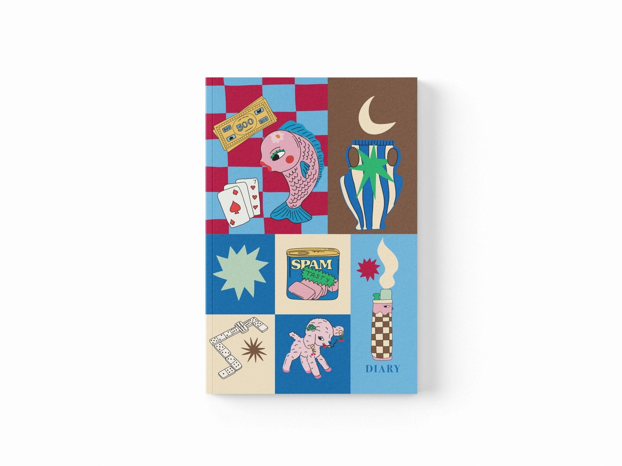 Undated Pocket Diary | Mini Daily Planner - by Eat the Moon | Cute stationery  at Modern Love Store