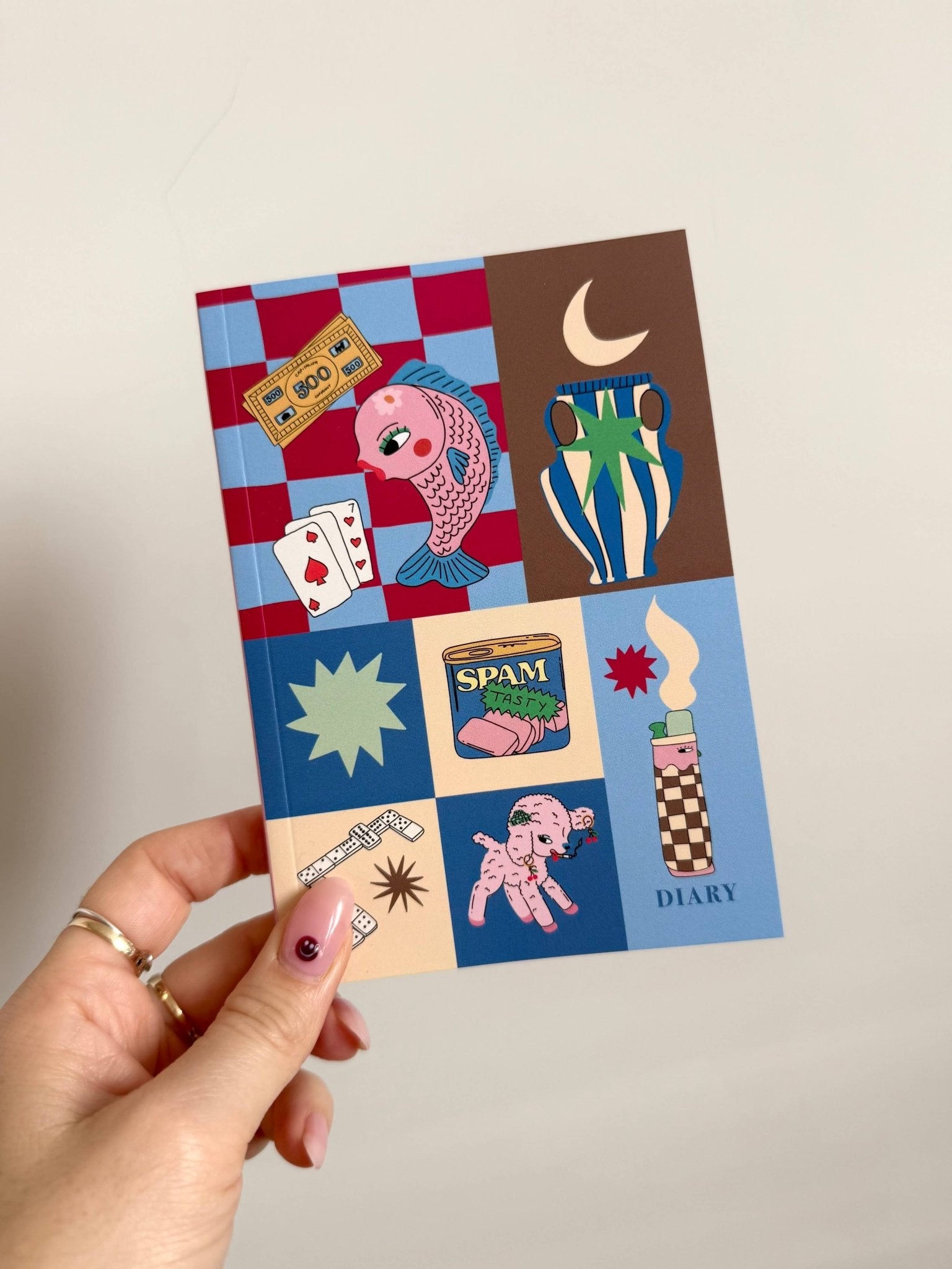 Undated Pocket Diary | Mini Daily Planner - by Eat the Moon | Cute stationery  at Modern Love Store