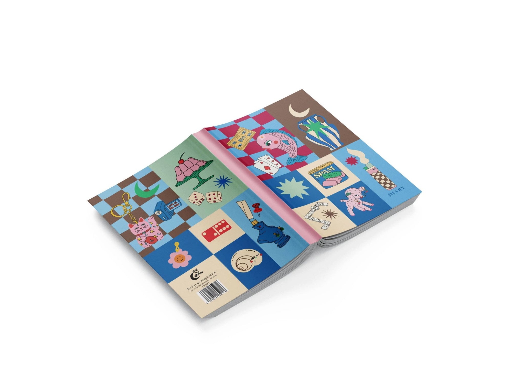 Undated Pocket Diary | Mini Daily Planner - by Eat the Moon | Cute stationery  at Modern Love Store