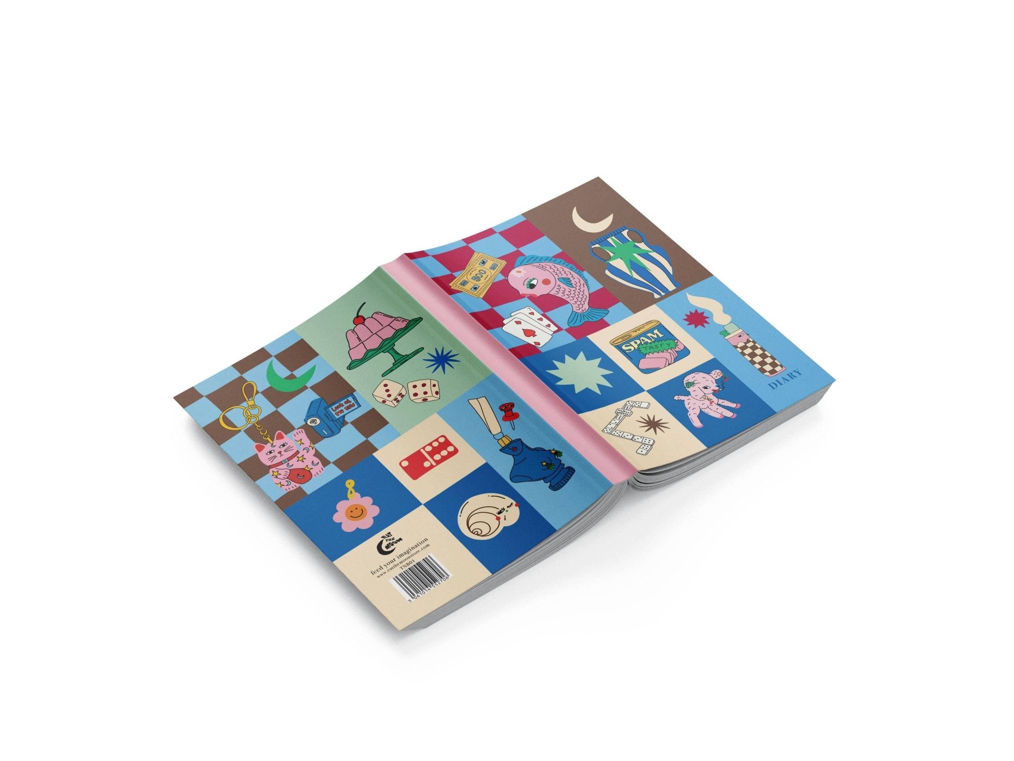 Undated Pocket Diary | Mini Daily Planner - by Eat the Moon | Cute stationery  at Modern Love Store