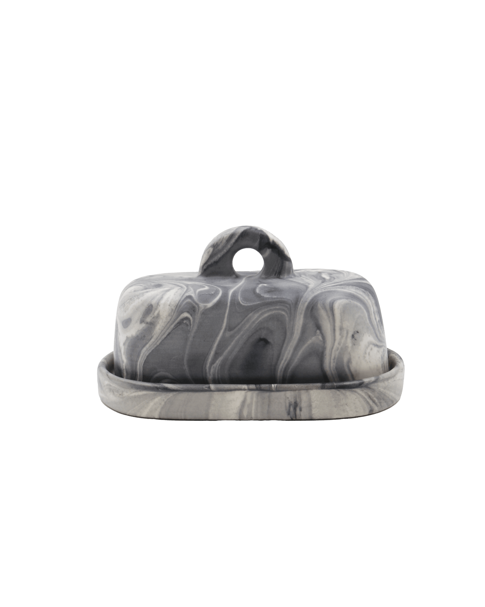 Butter Dish Marble Black - Pó de Barro Modern Love Store Glasgow