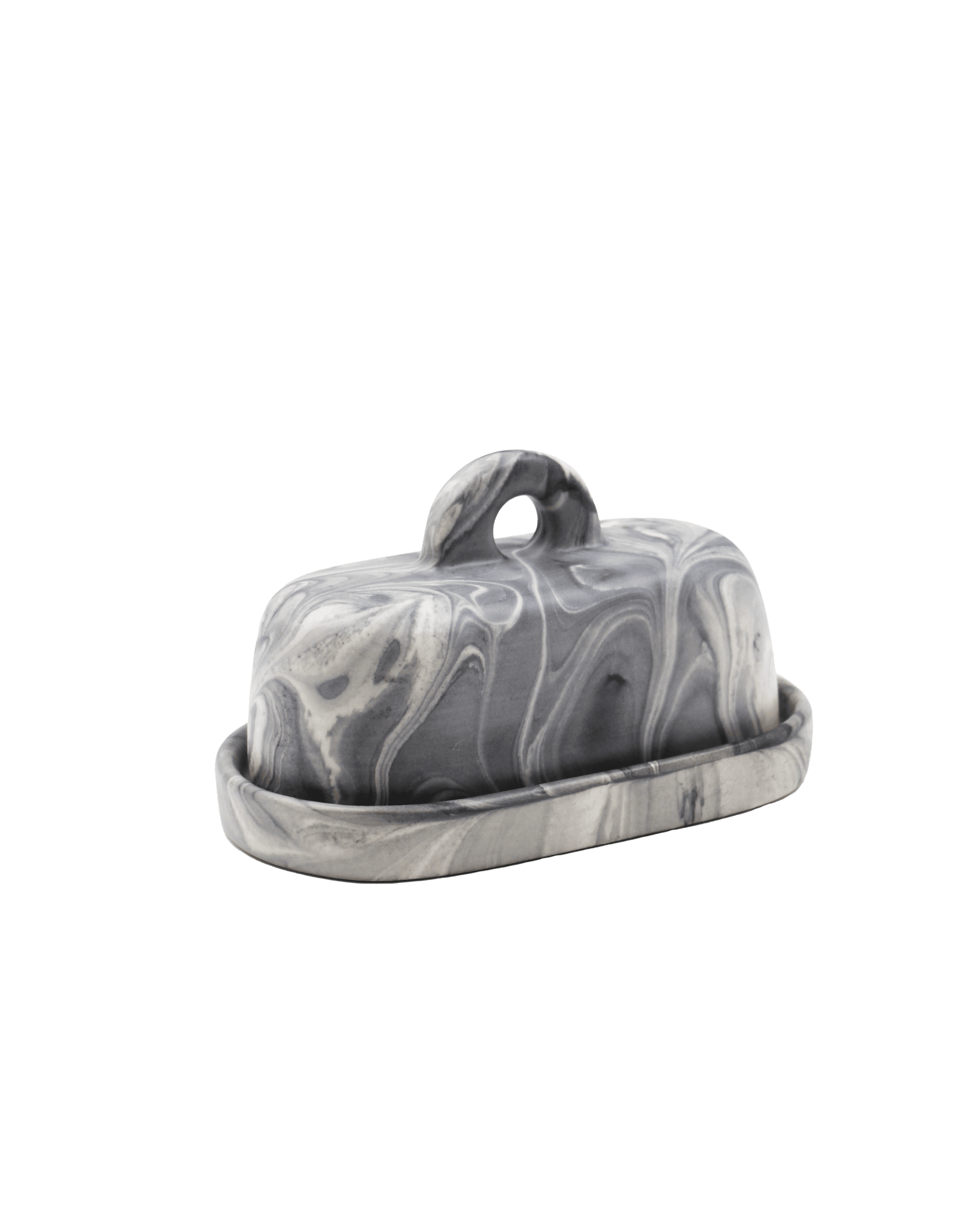 Butter Dish Marble Black - Pó de Barro Modern Love Store Glasgow
