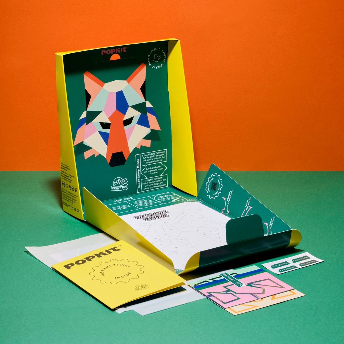 Popkit Fashion Print Kit Fox - Modern Love Store Glasgow Modern Love Store Glasgow