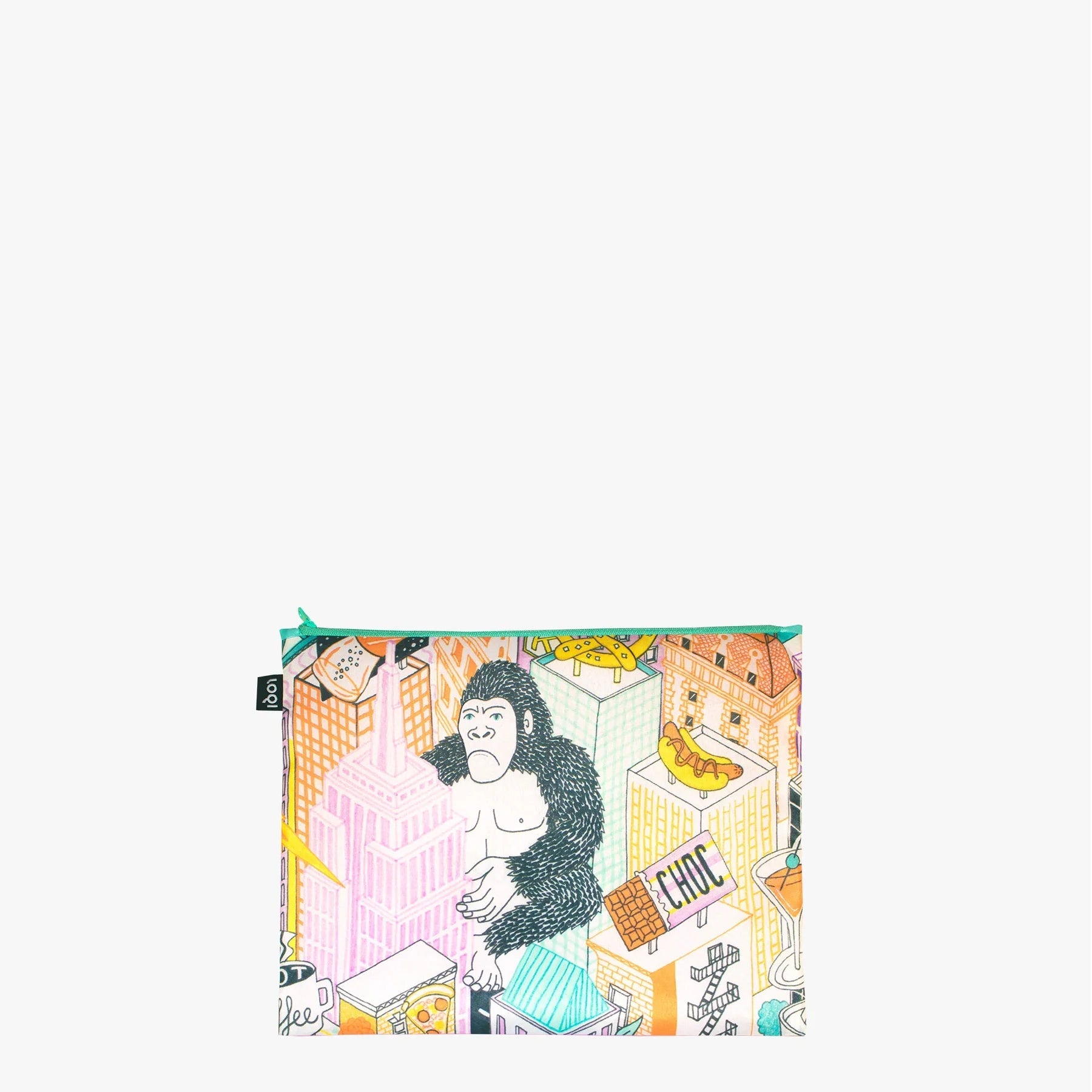 LOQI New York Zip Pockets - Set of 3 - pouch LOQI Modern Love Store Glasgow