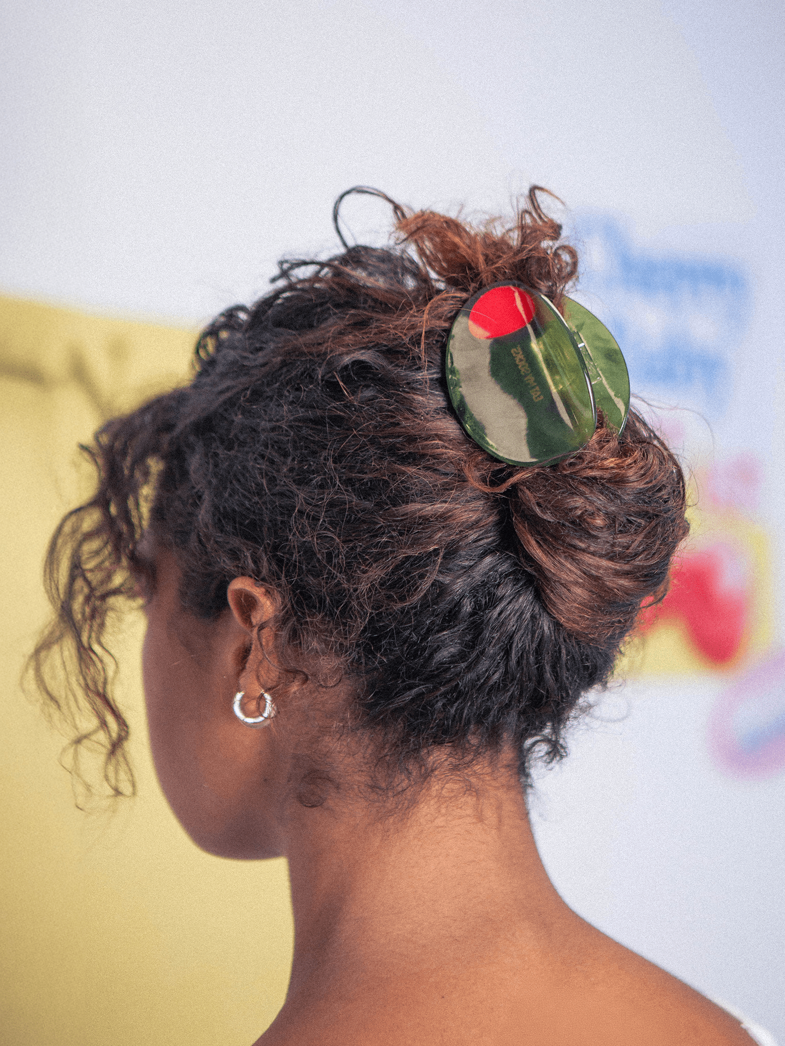 Pre Order Olive Hair Claw - Eat My Socks Modern Love Store Glasgow