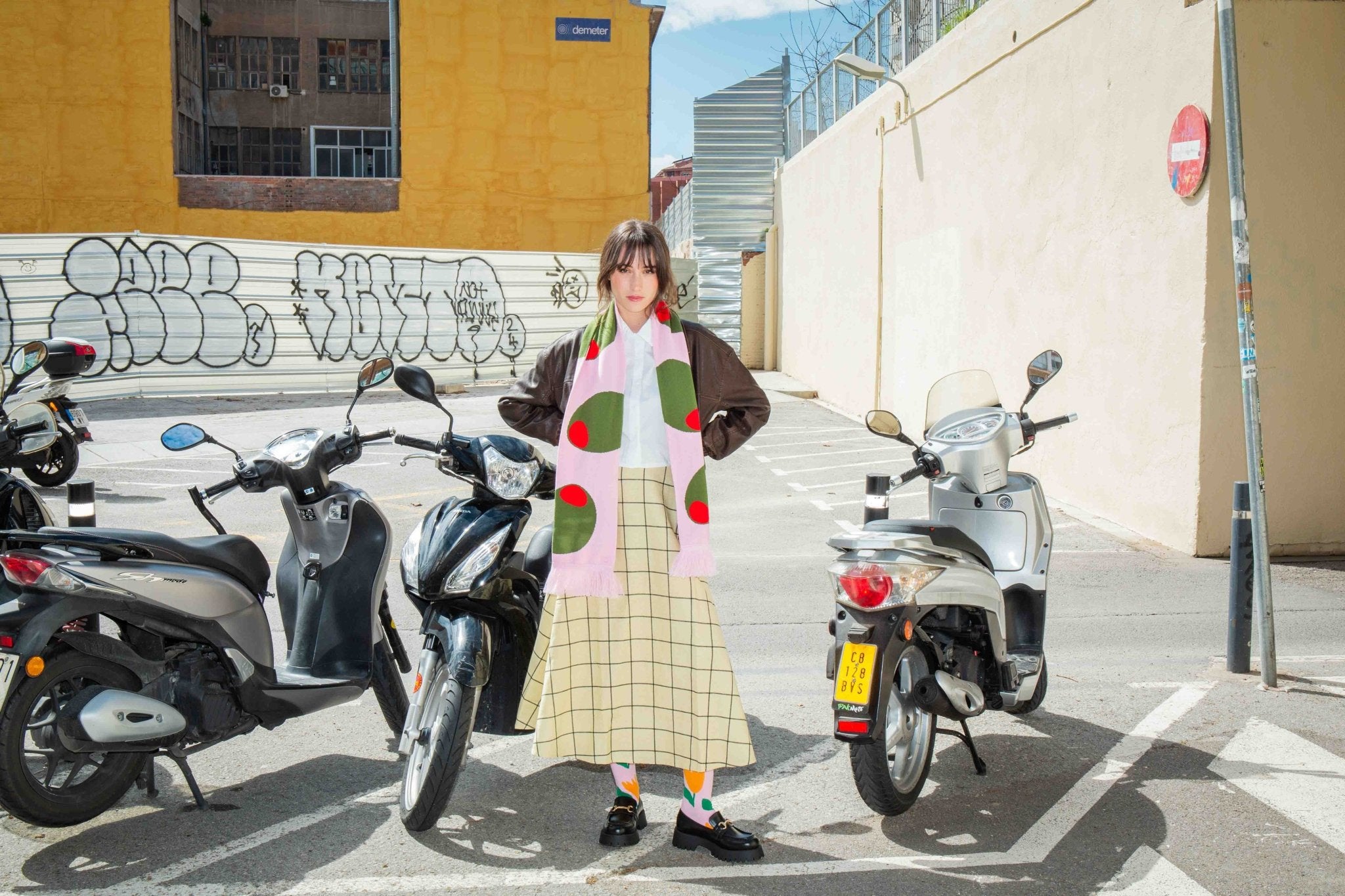 Pre Order Olive Scarf - Scarf Eat My Socks Modern Love Store Glasgow