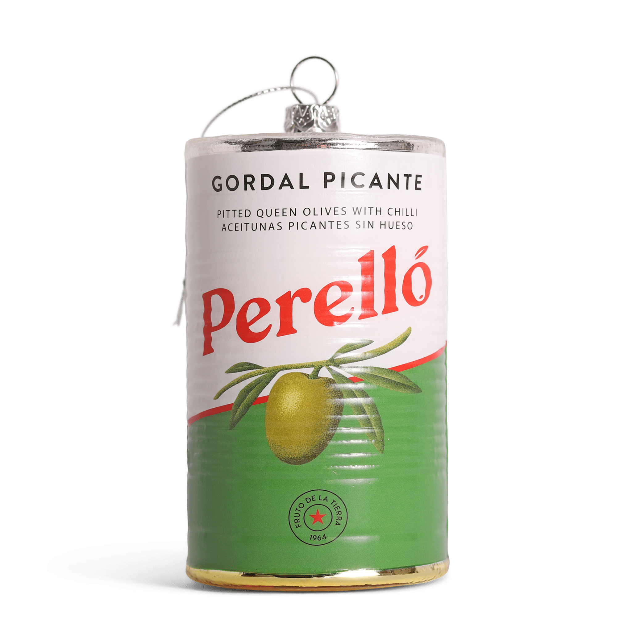 Pre Order. Perelló Olives Glass Christmas Bauble - studio THIE Modern Love Store Glasgow