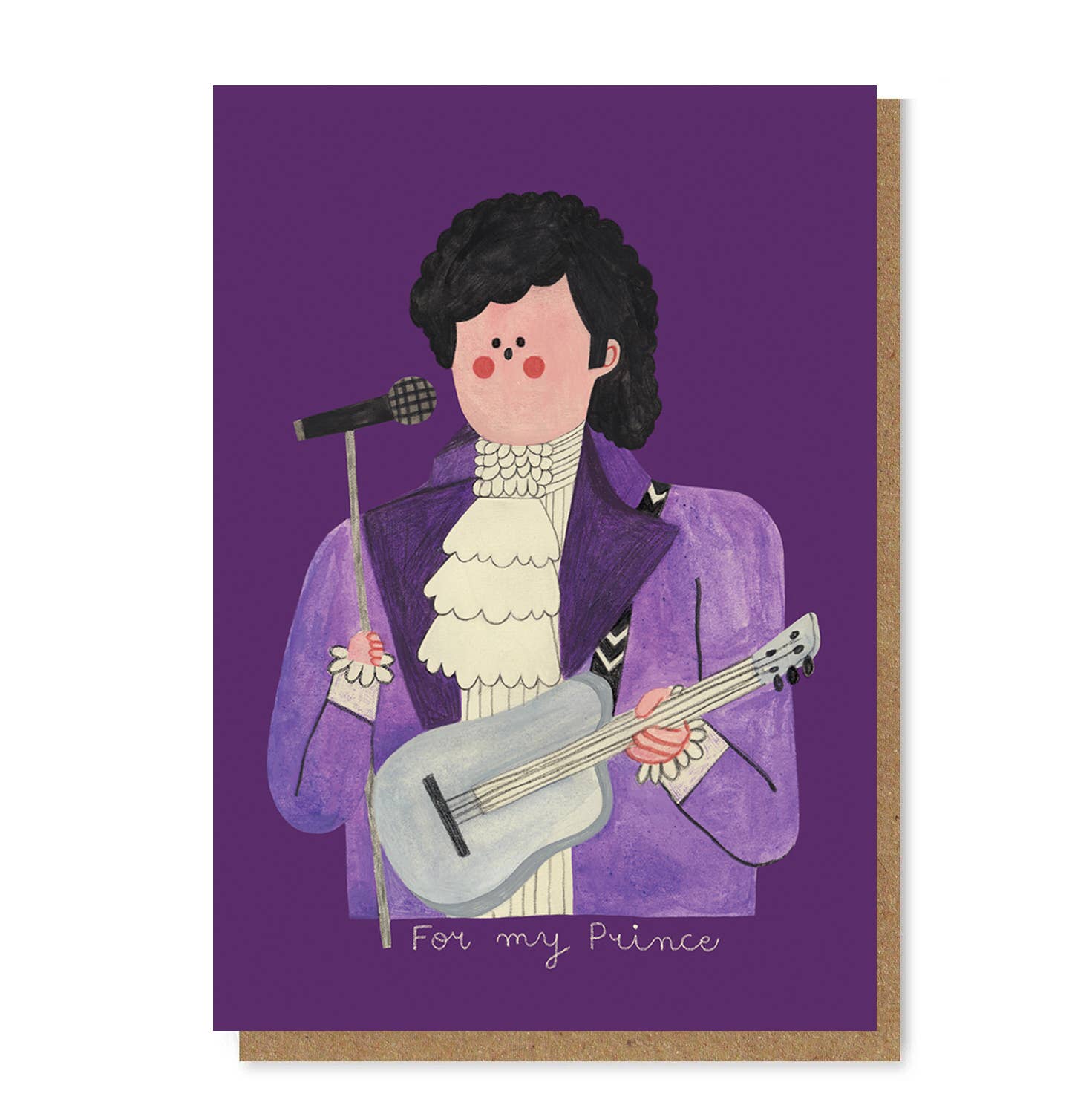 PRINCE card - Daria Solak Illustrations Modern Love Store Glasgow