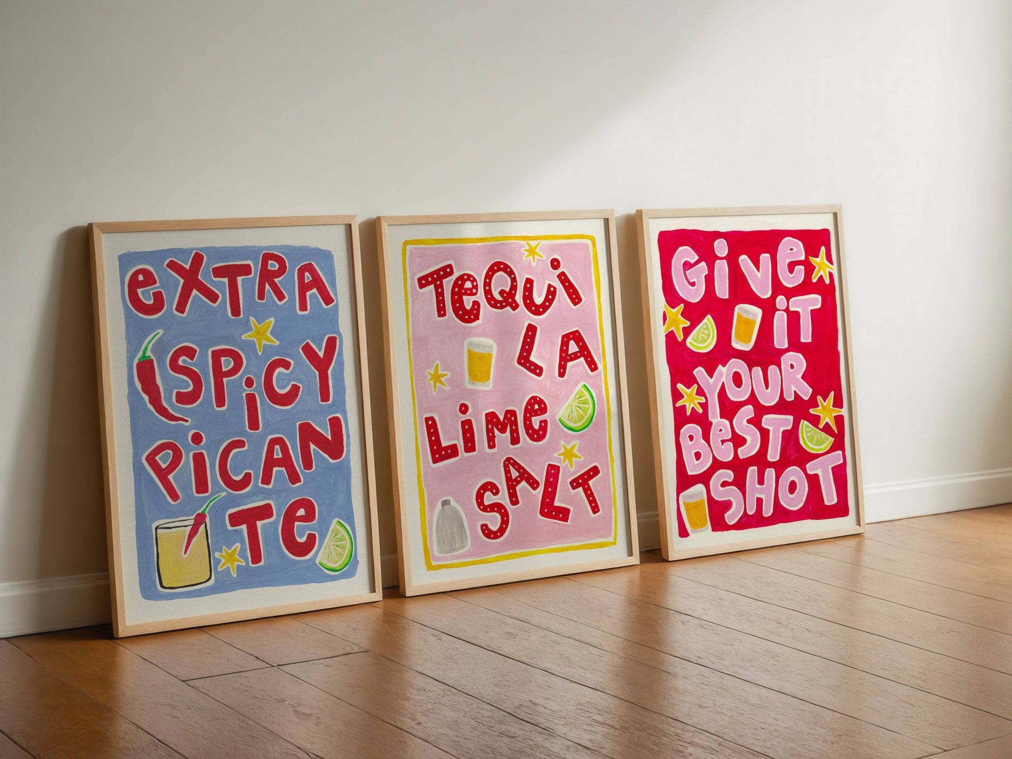 Extra Spicy Picante Print - Print Proper Good Modern Love Store Glasgow