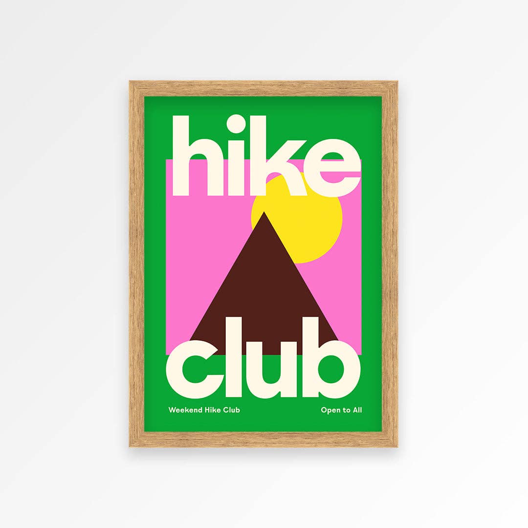 Hike Club Print - Print Proper Good Modern Love Store Glasgow