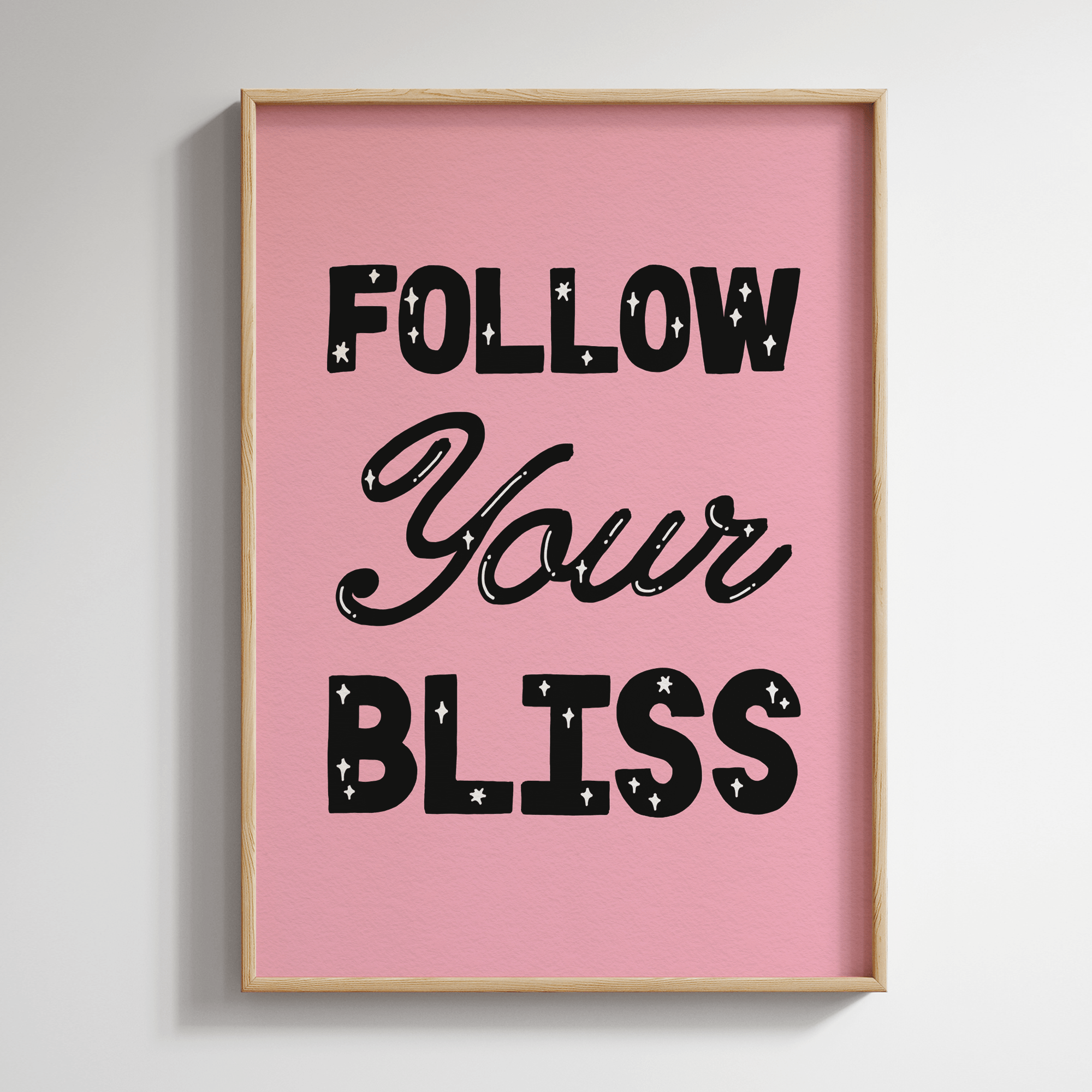 Follow your Bliss Print - Print SANDERS DE ROEPER Modern Love Store Glasgow