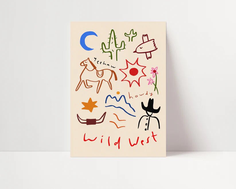 Wild West Print - print Simply Extra Jordanary Modern Love Store