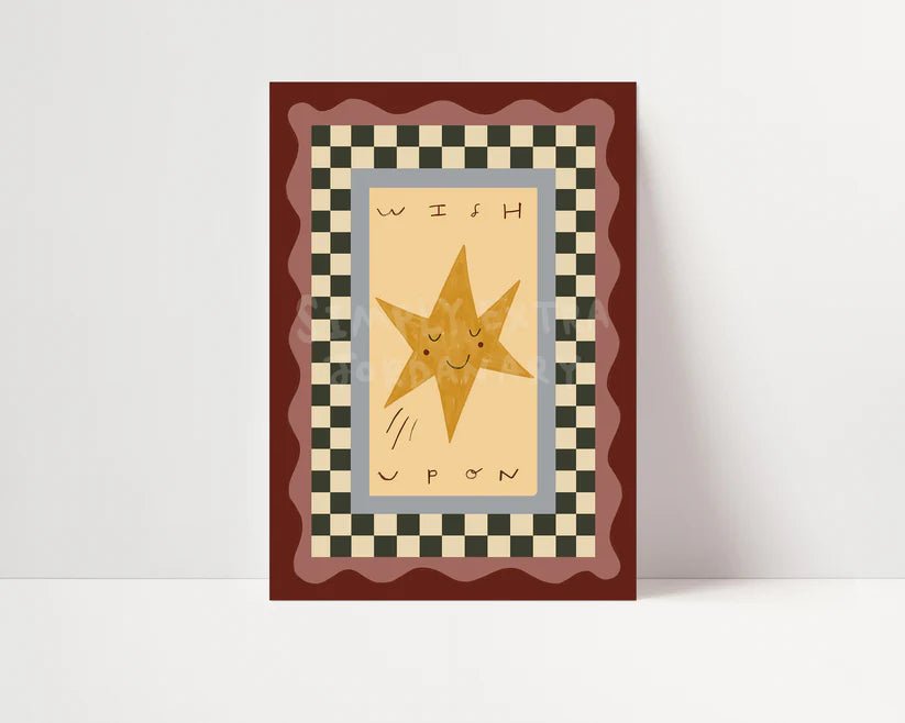 Wish Upon a Star Print - A3 - print Simply Extra Jordanary Modern Love Store