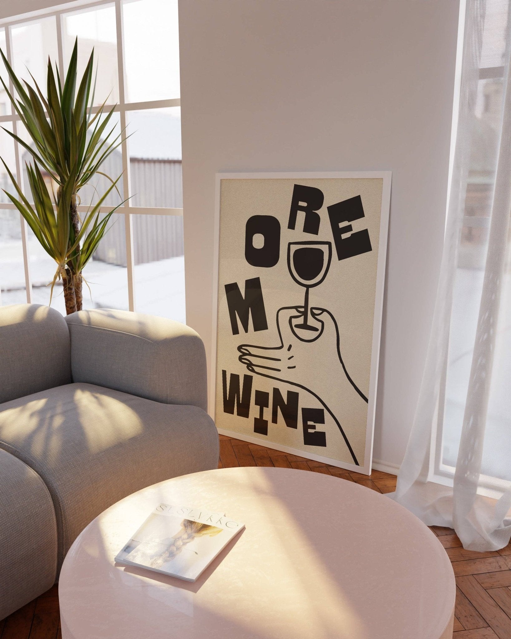 More Wine Print A3 art - prints 
