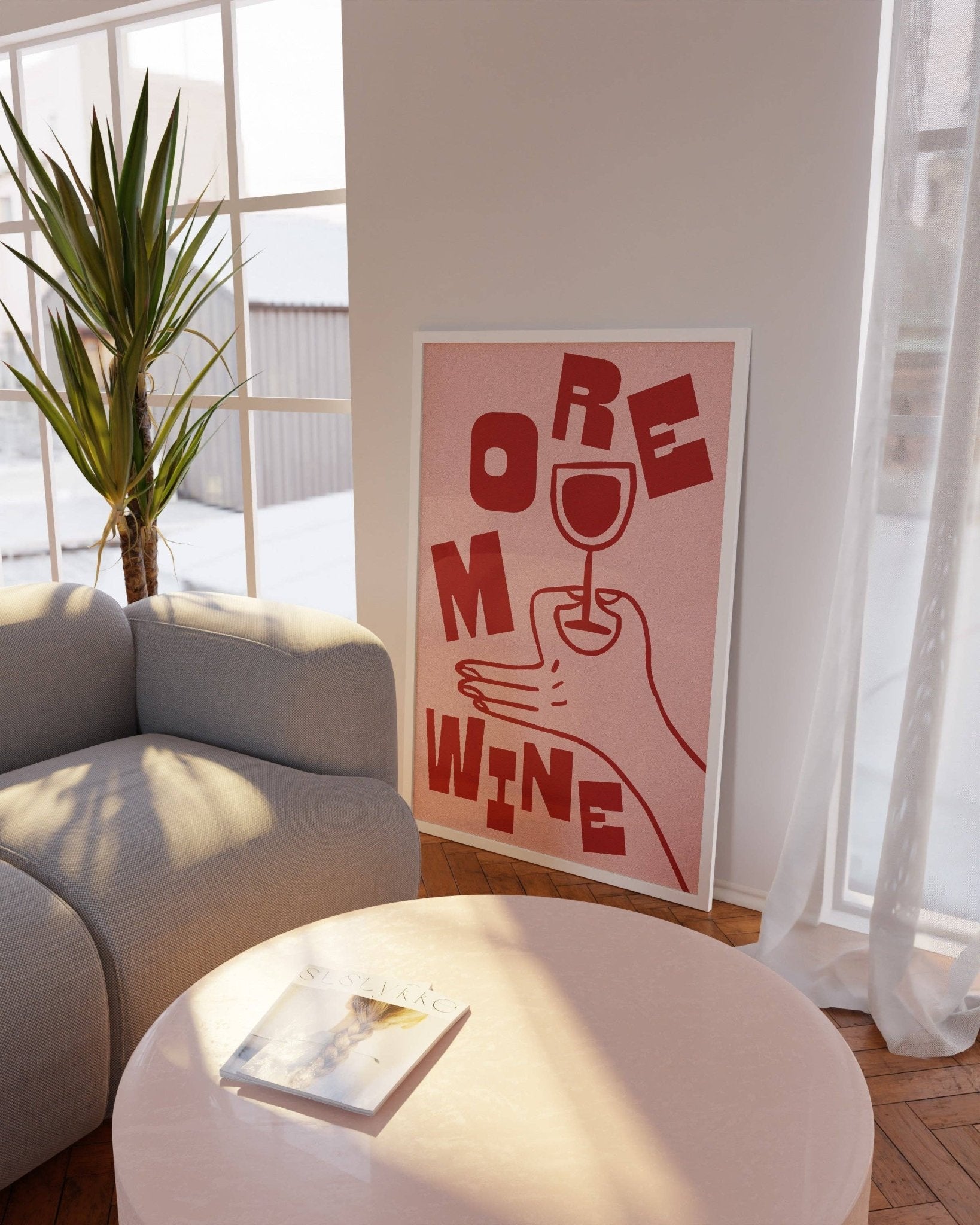 More Wine Print A3 art - prints 