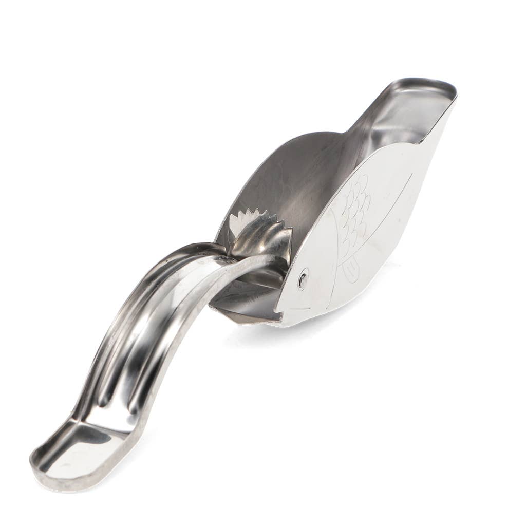 Stainless steel lemon wedge squeezer - Fish 91074942