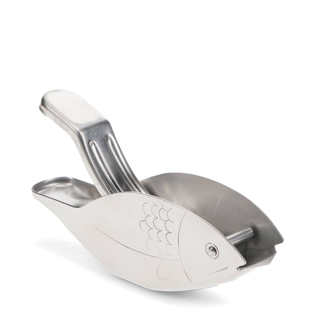 Stainless steel lemon wedge squeezer - Fish 91074942