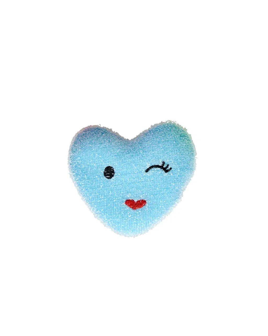 Heart shaped kitchen sponges in blue by Rice