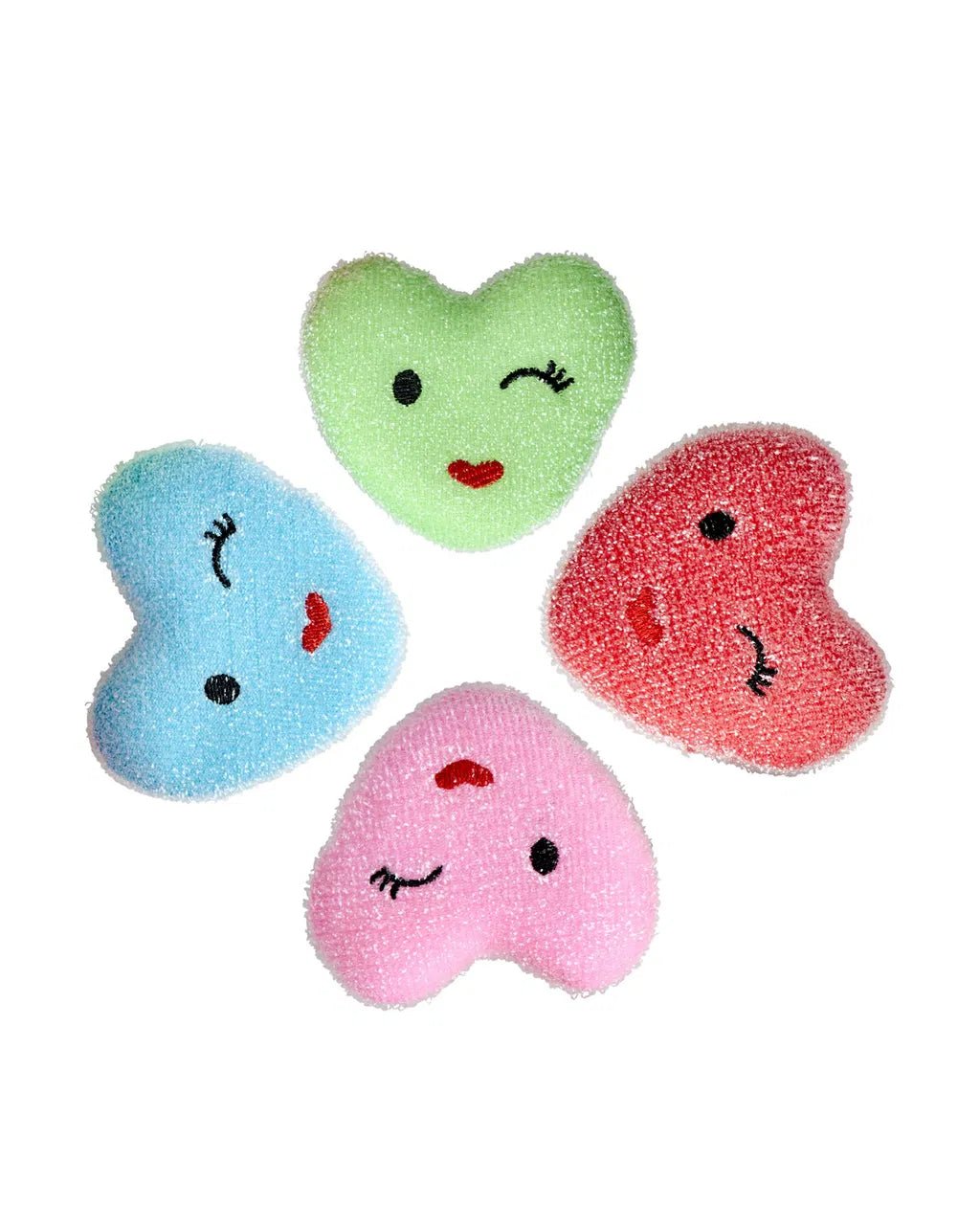 Kitchen Sponges in Heart Shape - Pink homeware 