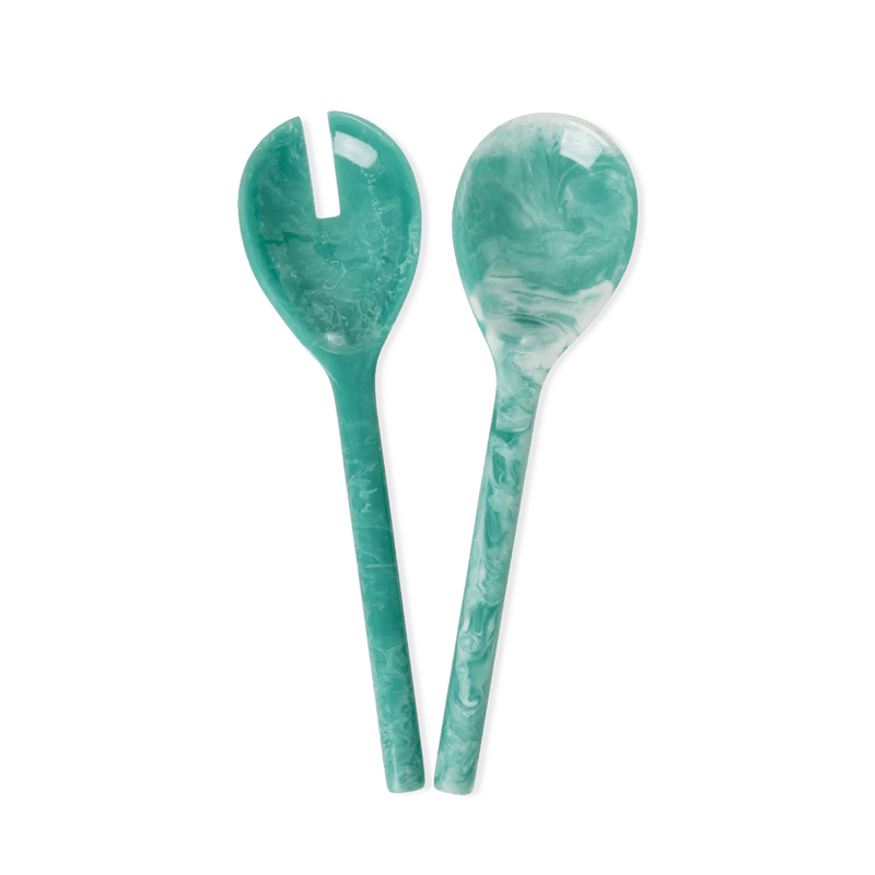 Salad Servers in Soft Green