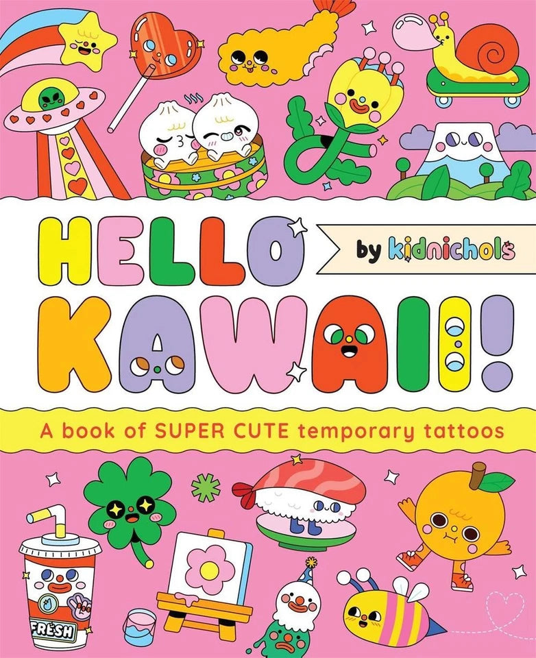 Hello Kawaii Temporary Tattoos