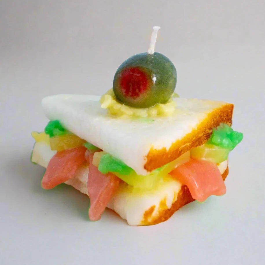 Sandwich with Olive Candle - Made in Italy Modern Love Store Glasgow