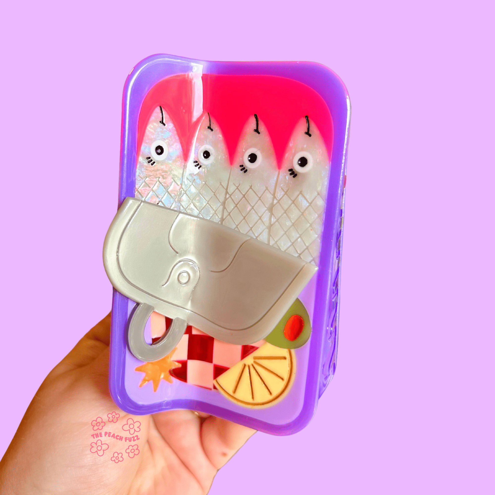 Sardine Hair Claw - The Peach Fuzz Modern Love Store Glasgow