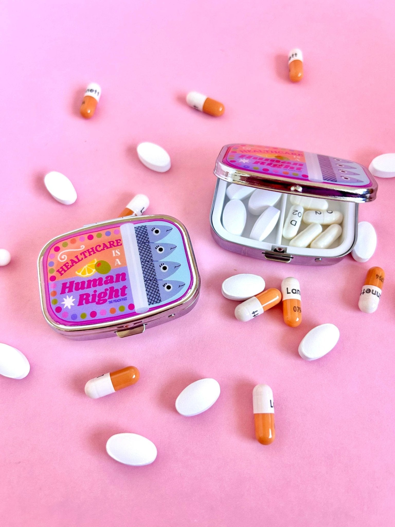 Sardine Pill Case - The Peach Fuzz Modern Love Store Glasgow