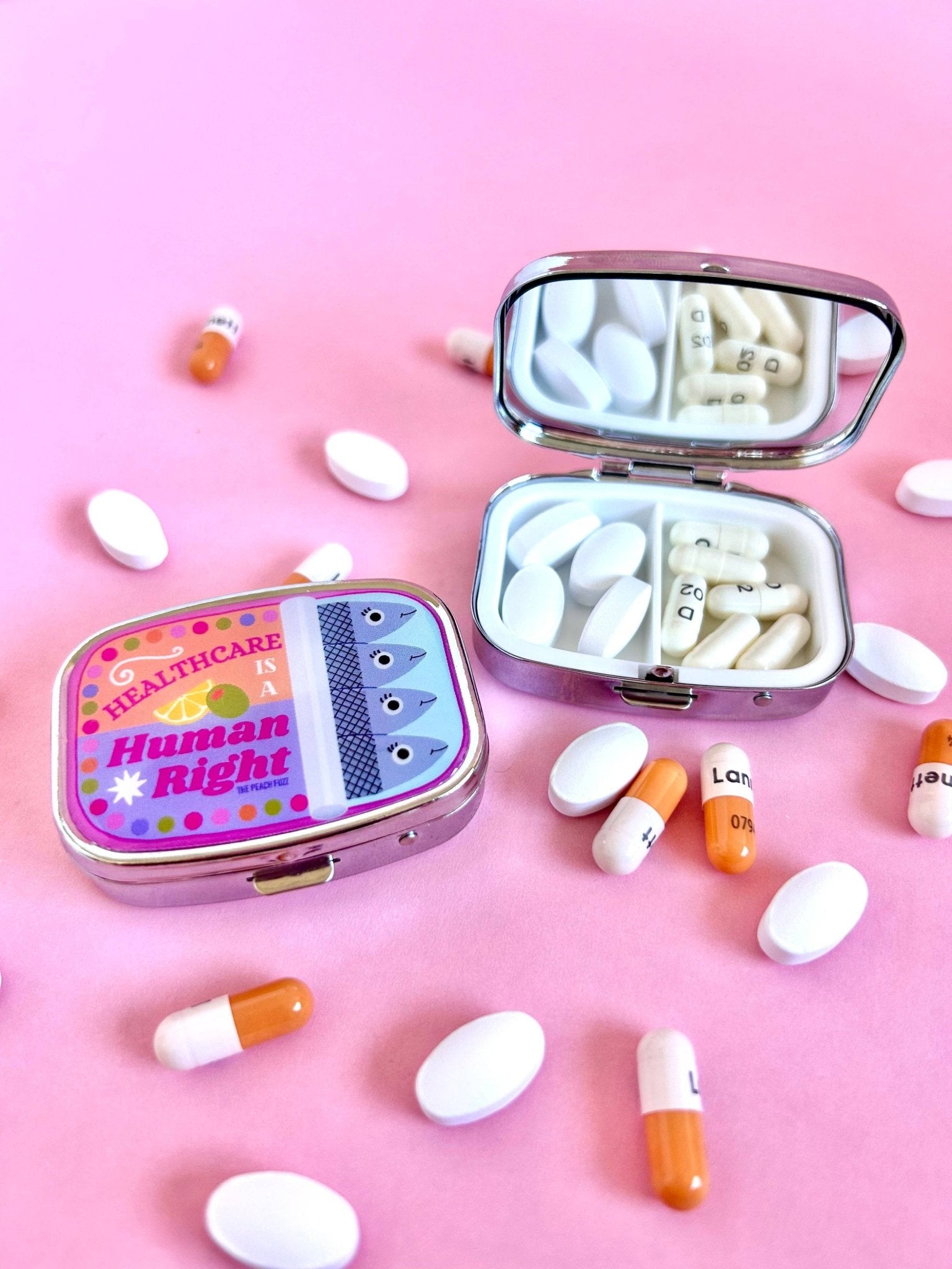 Sardine Pill Case - The Peach Fuzz Modern Love Store Glasgow