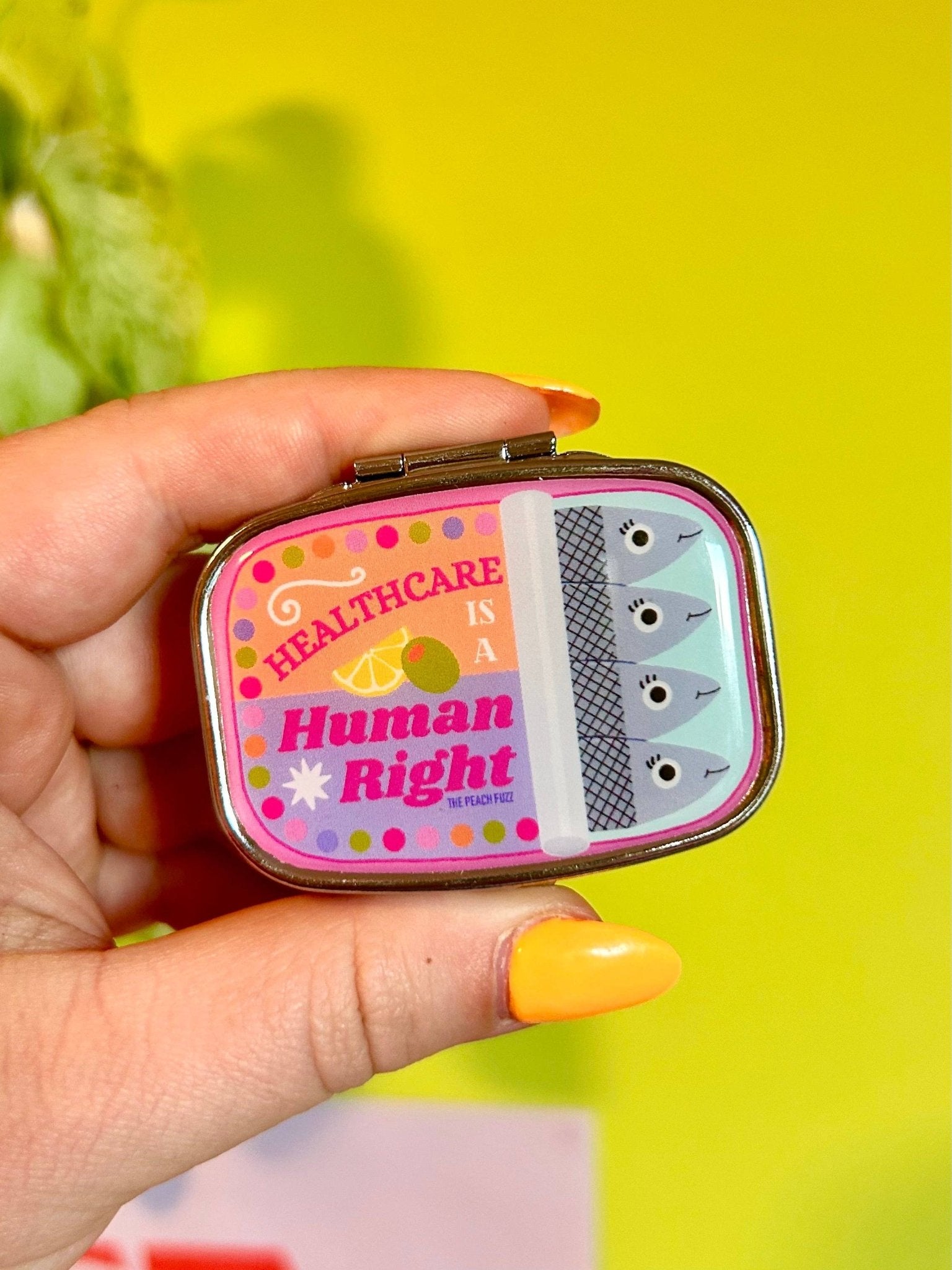 Sardine Pill Case - The Peach Fuzz Modern Love Store Glasgow