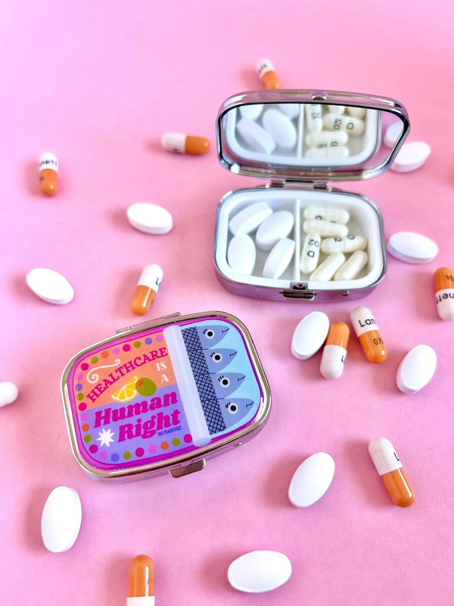Sardine Pill Case - The Peach Fuzz Modern Love Store Glasgow