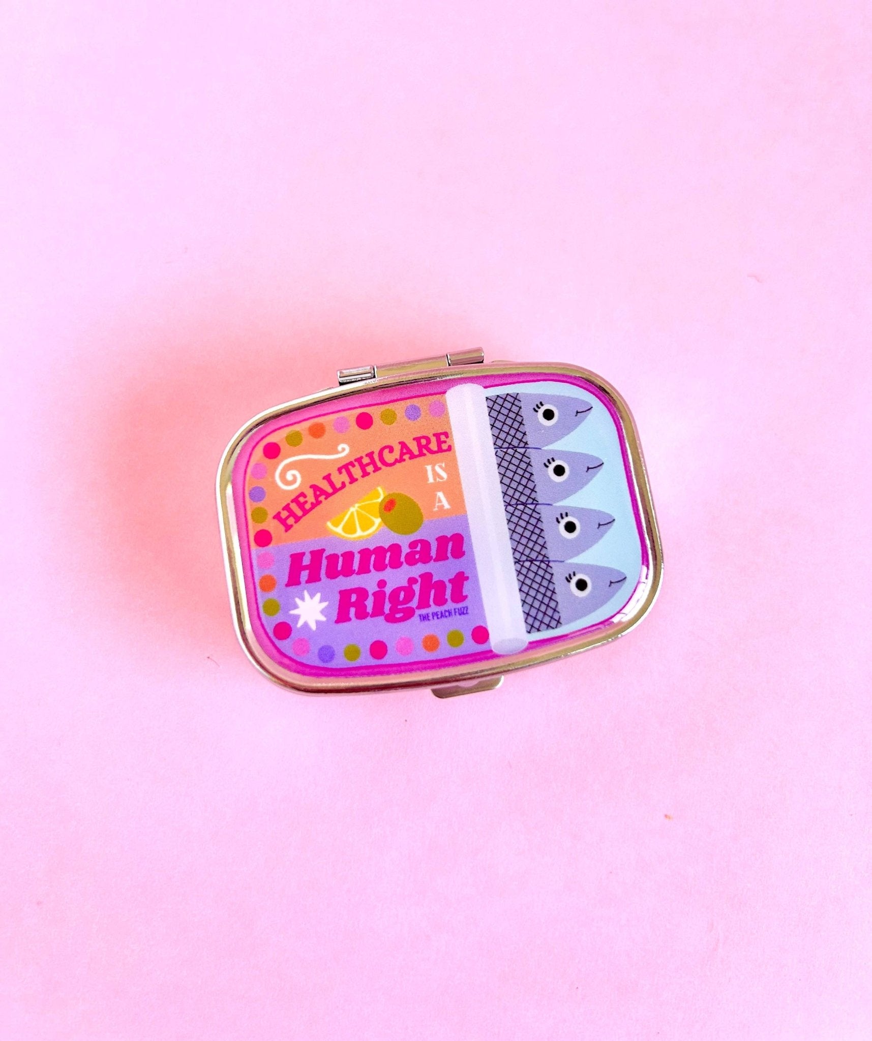Sardine Pill Case - The Peach Fuzz Modern Love Store Glasgow