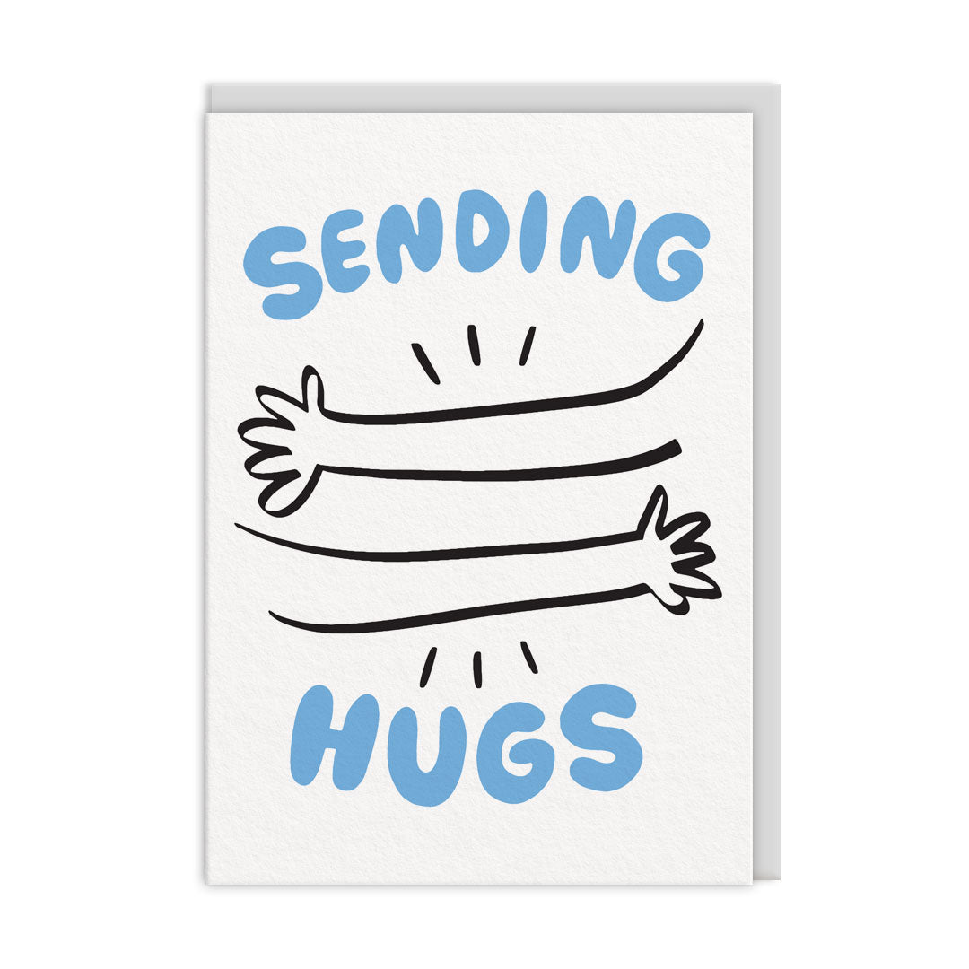 Sending Hugs Card - Card Ohh Deer UK + EU Modern Love Store Glasgow
