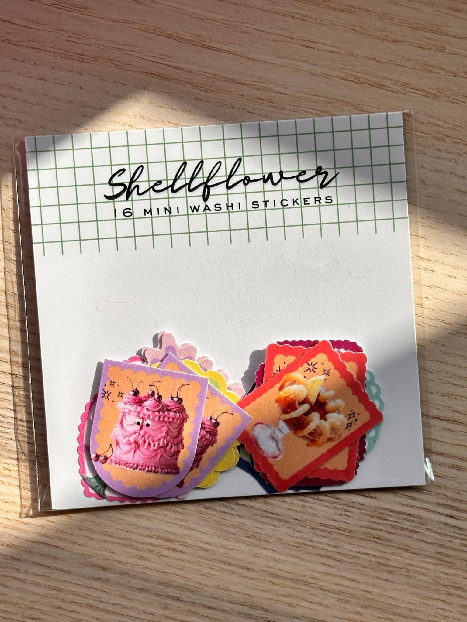 Food Washi Sticker Flakes - Shellflower Modern Love Store Glasgow
