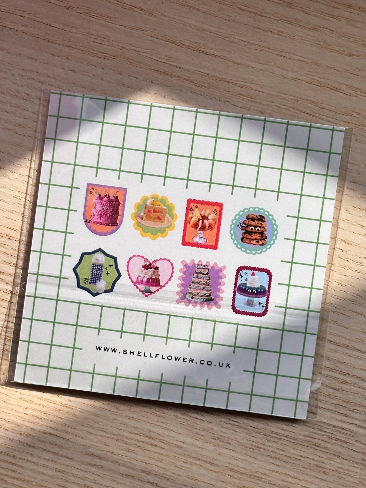 Food Washi Sticker Flakes - Shellflower Modern Love Store Glasgow