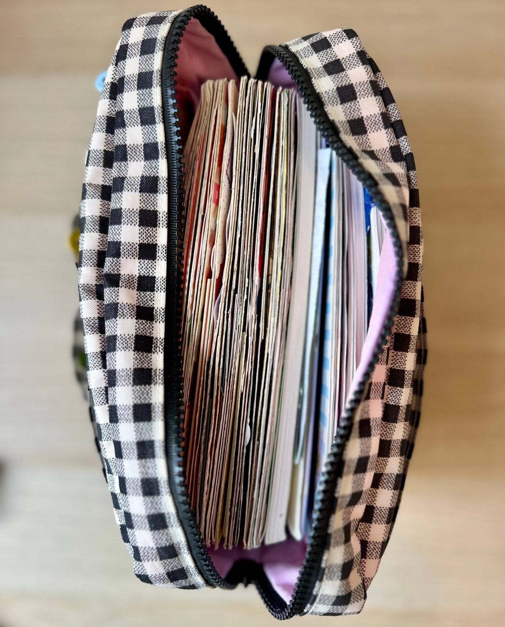 Gingham Journal Pouch accessories 