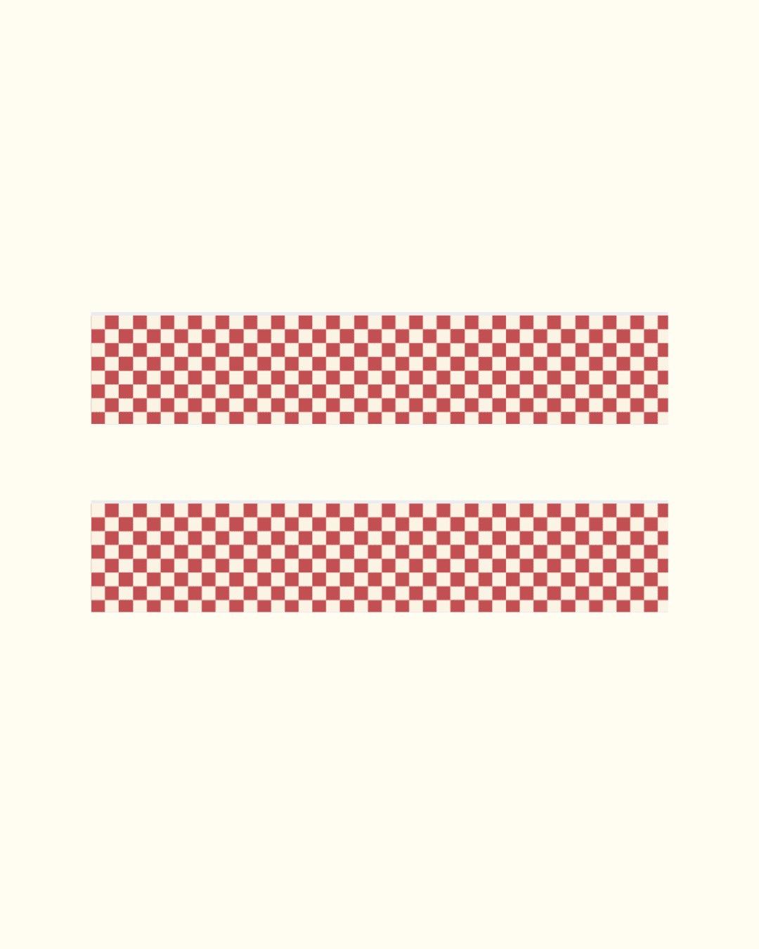 Red Check Washi Tape stationery 