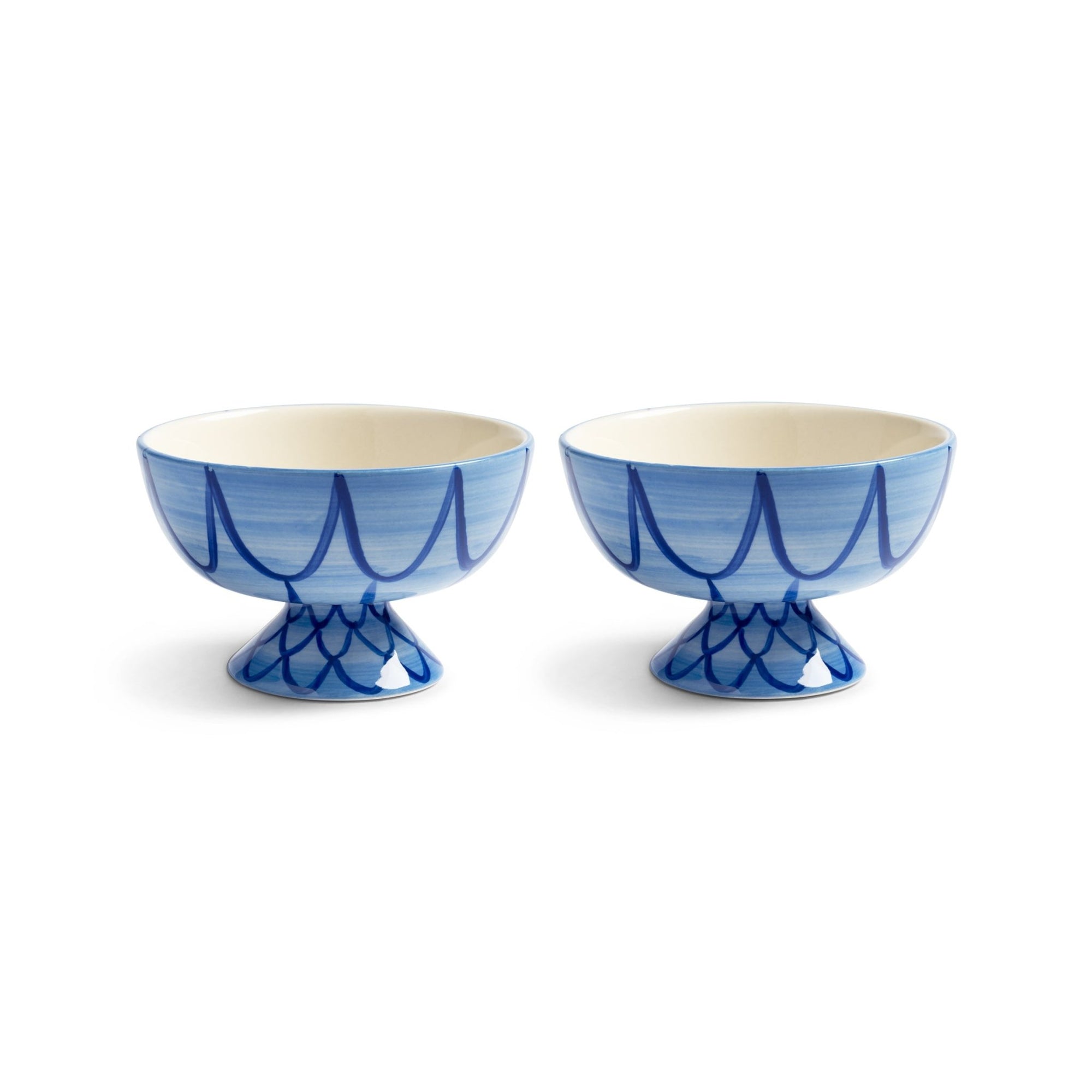 Sirène Bowl - Blue - set of 2 - Bowl &K Amsterdam Modern Love Store Glasgow