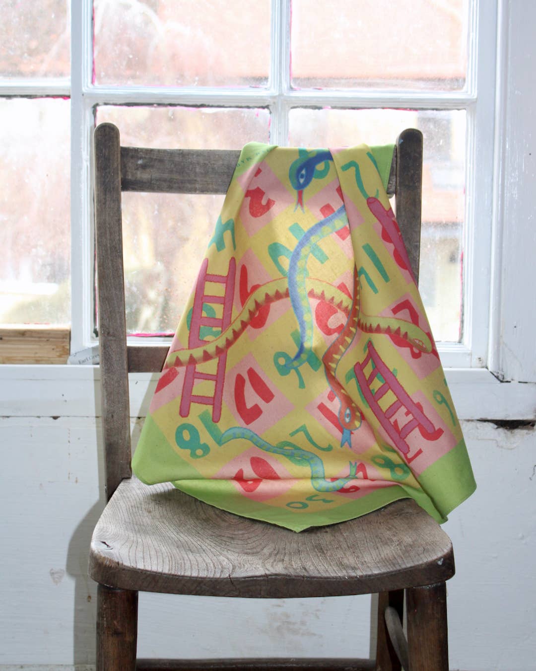 Snakes and Ladders Bandana - Ark Colour Design Modern Love Store Glasgow