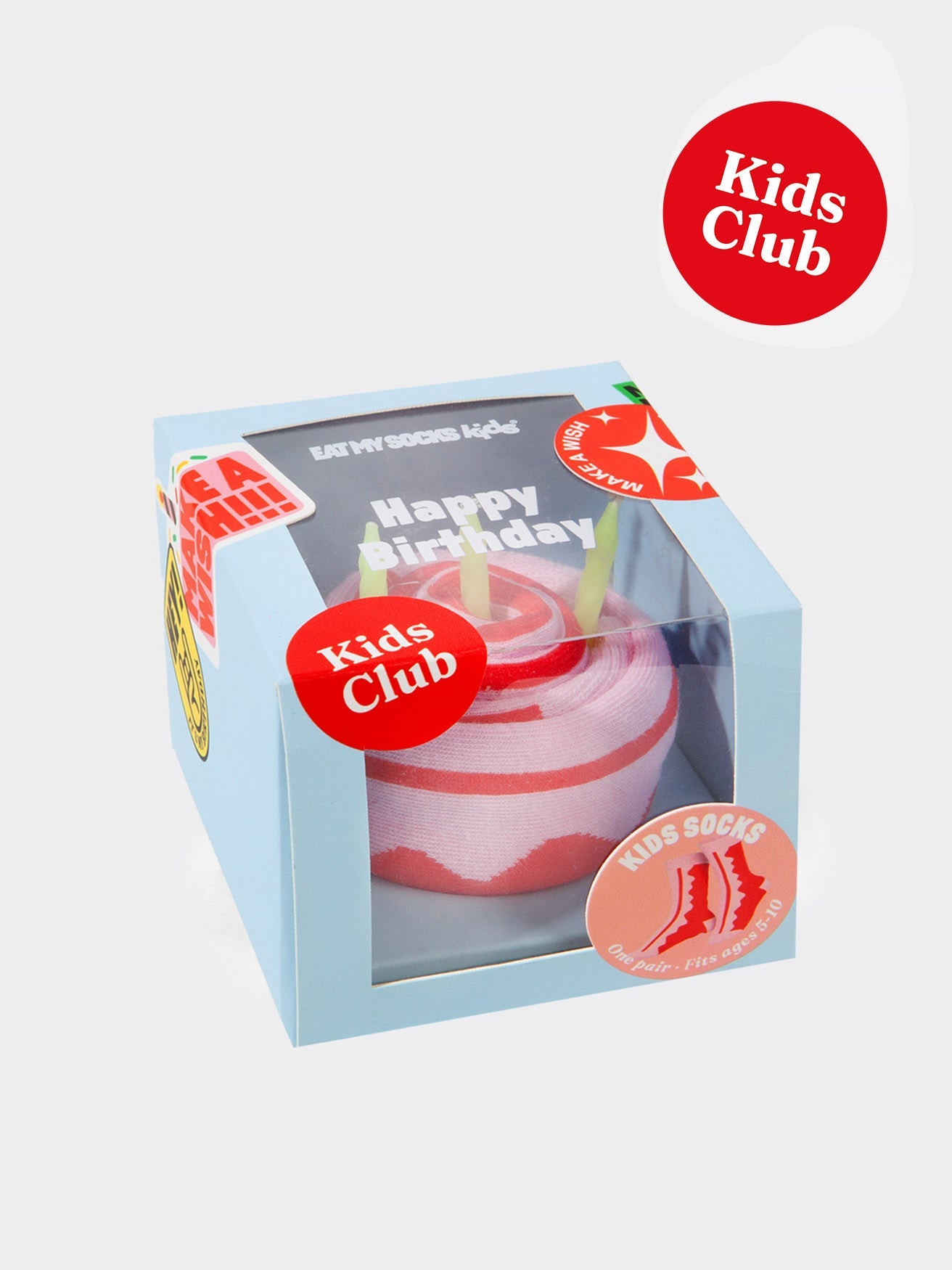 Happy Birthday Kids Socks - socks Eat My Socks Modern Love Store Glasgow