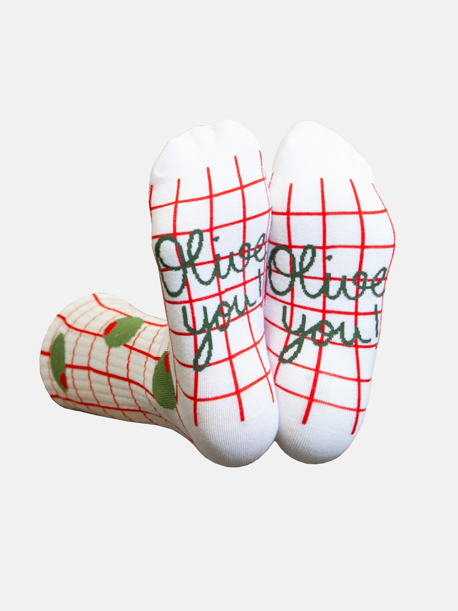 Olive Socks - socks Eat My Socks Modern Love Store Glasgow