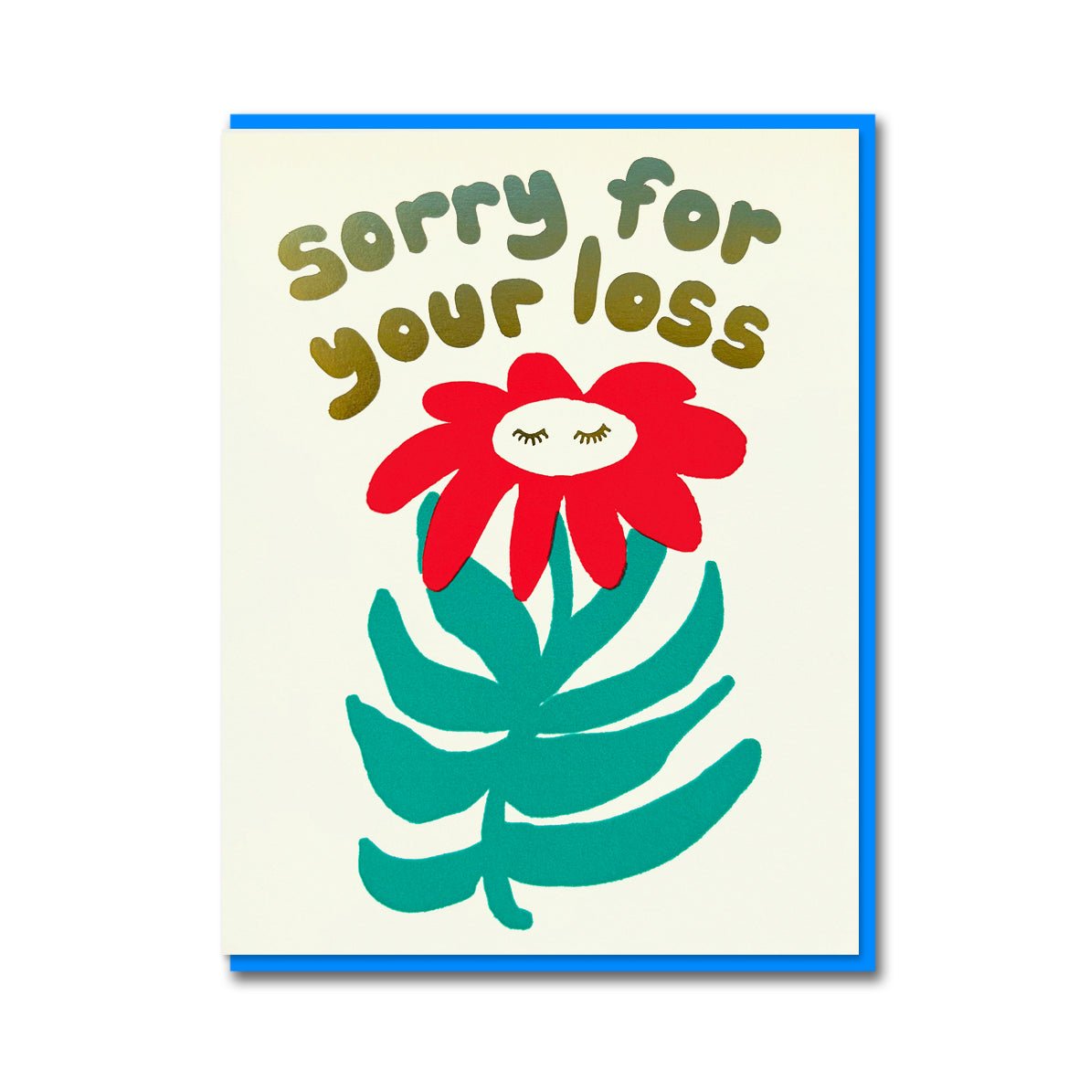 Sorry for your loss Card - Card 1973 Modern Love Store Glasgow