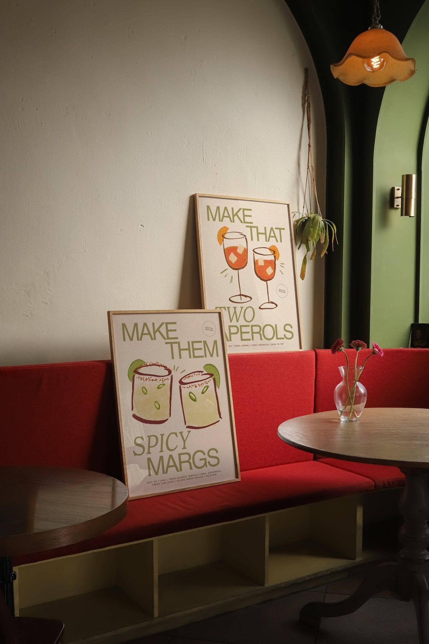 Spicy Marg Print: Pink - Proper Good Modern Love Store Glasgow