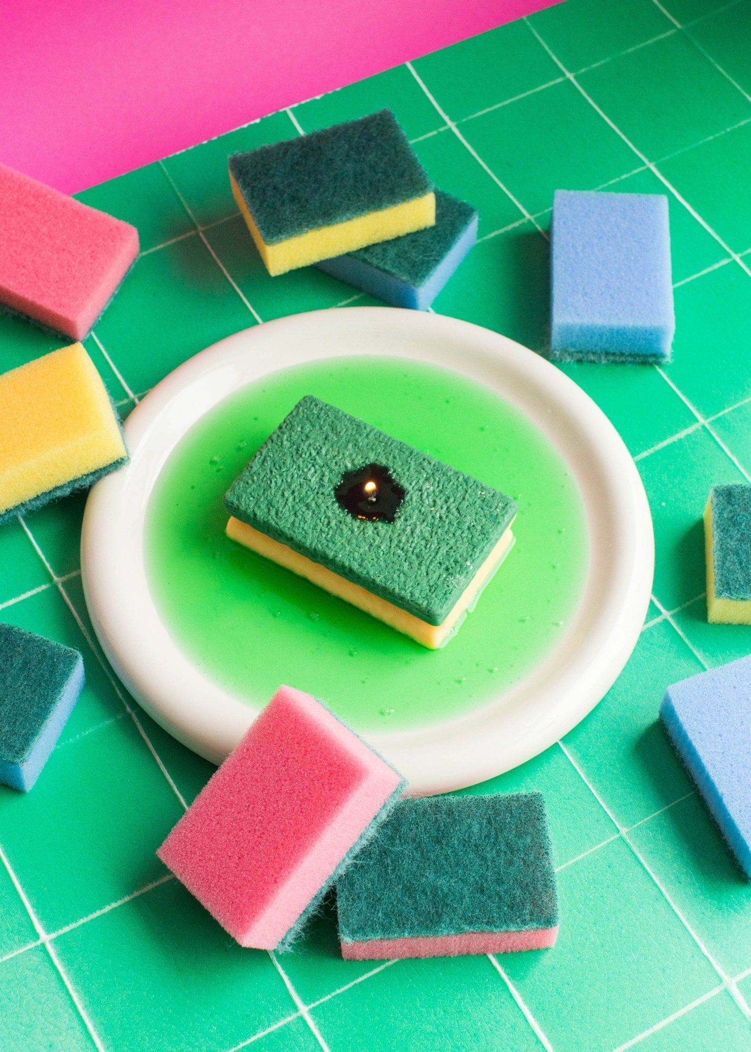 Sponge Candle - Nata Concept Store Modern Love Store Glasgow