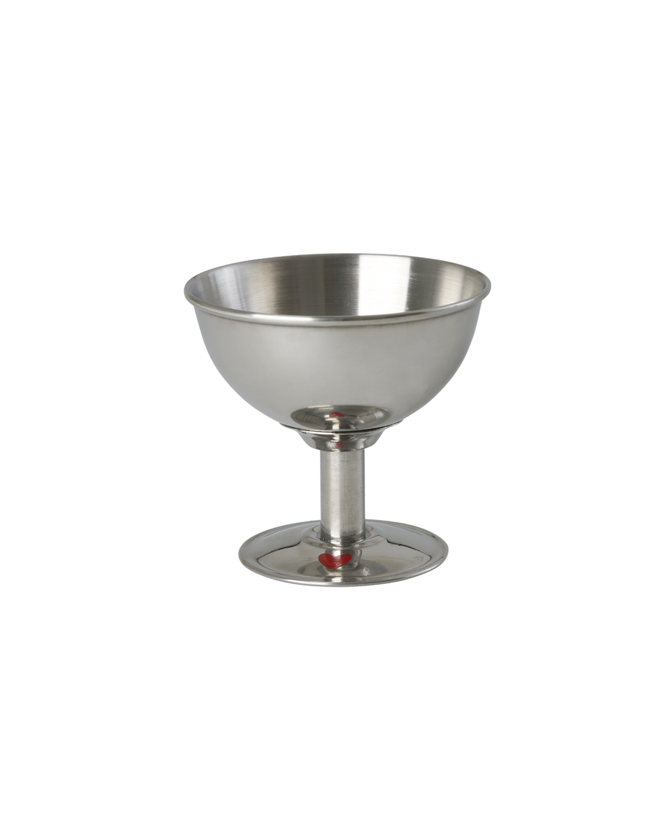 Stainless Steel Ice Cream Cup - Silver