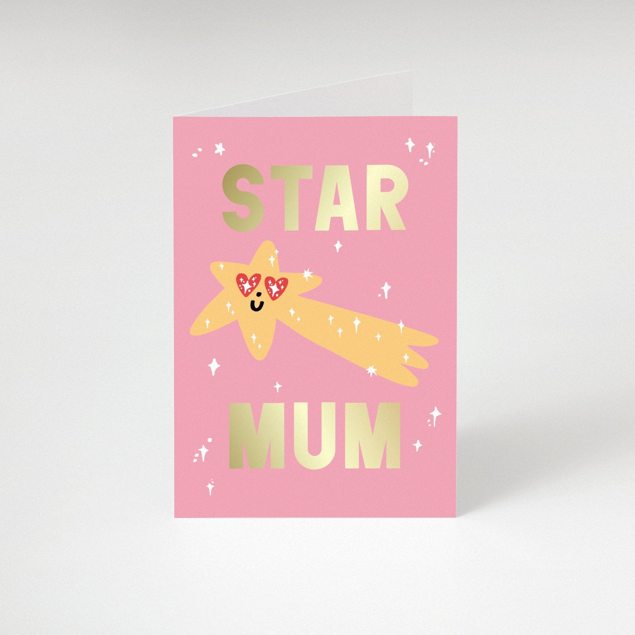 Star Mum Card - Card Sanders De Roeper Modern Love Store Glasgow