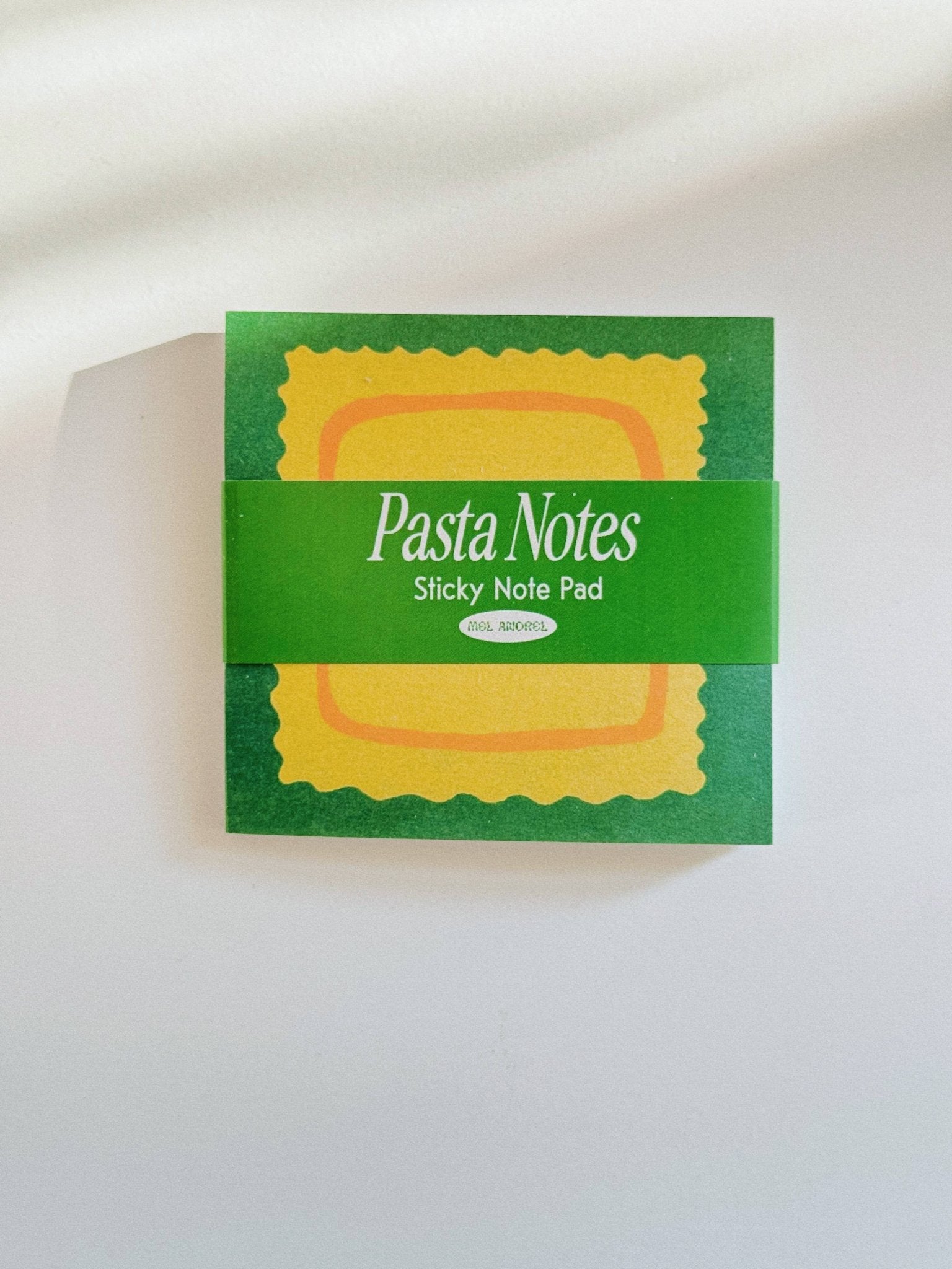 Pasta Sticky Notes - Stationary Mel Andrel Modern Love Store Glasgow