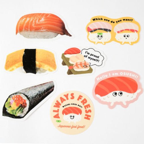 Mirocomachiko Sushi Sticker Pack journal  sticker