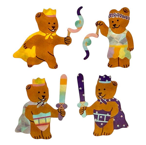 Bears Knights Stickers - sticker Sticker Garden Modern Love Store Glasgow