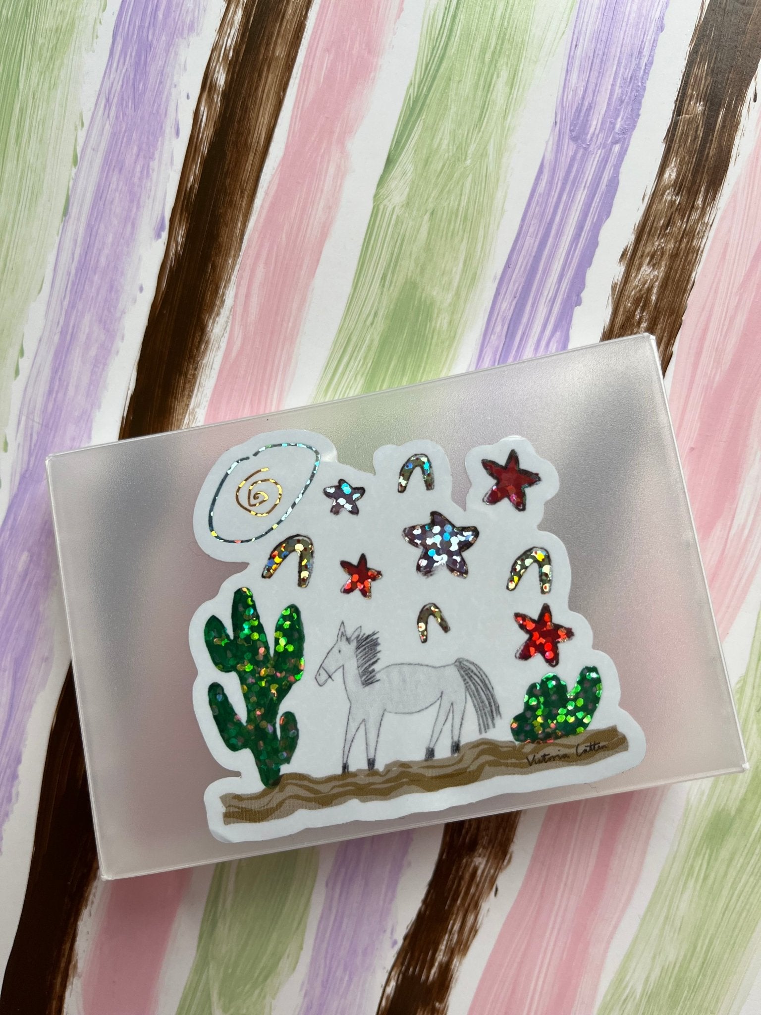 Cowboy Pony Sticker stickers  sticker